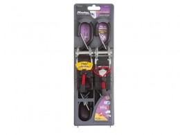 Masterlock 4.5M Ratchet Tie Down + Hooks (2) £22.49